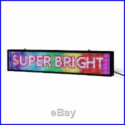 8 x 27 / 39 / 51 Full-color LED Scrolling Sign for Store Windows and Semi-out