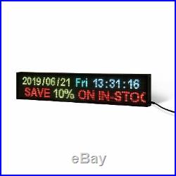 8 x 27 / 39 / 51 P5 HD Full-color LED Scrolling Sign for Store Windows and Se