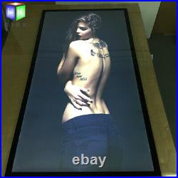 A1 Home Décor Magnetic Jewelry Shop Ads LED Photo Frames For Store Signs Display