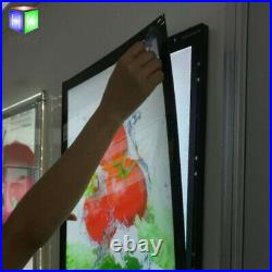 A1 Home Décor Magnetic Jewelry Shop Ads LED Photo Frames For Store Signs Display