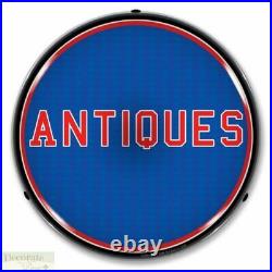 ANTIQUES Sign 14 LED Light Store Business Advertise Made USA Lifetime Warranty