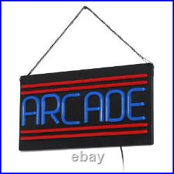 ARCADE LED Neon Sign Light Hanging Bar Party Store Visual Artwork La