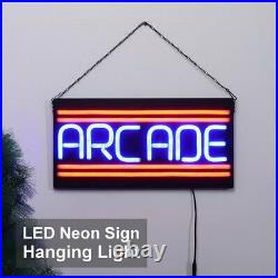 ARCADE LED Neon Sign Light Hanging Bar Party Store Visual Artwork Lam