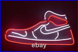 Air Jordan 1 LED Neon Wall Sign Light Pub Bar Store decor Party Display 20x11