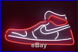Air Jordan 1 LED Neon Wall Sign Light Pub Bar Store decor Party Display 27x16