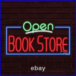BRAND NEW OPEN BOOK STORE withBORDER 37x20X1 INCH LED FLEX INDOOR SIGN 35470