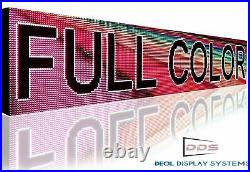 BRIGHT FULL COLOR 10MM HD PROGRAMMABLE 24 x 38 LED BUSINESS SHOP STORE SIGN