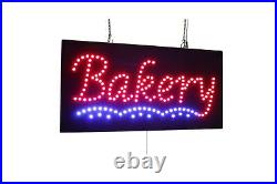 Bakery Sign, TOPKING Signage, LED Neon Open, Store, Window, Shop, Business, D