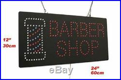 Barber Shop Sign, Signage, LED Neon Open, Store, Window, Shop, Business, Displa