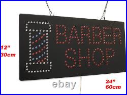Barber Shop Sign, Super Bright LED Open Sign, Store Sign, Business Sign, Window