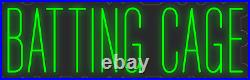 Batting Cage Green 36x12 inches Neon LED Sign Decor Wall Lights Brighten Store