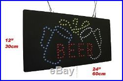 Beer Sign Neon Sign LED Open Sign Store Sign Business Sign Window Sign