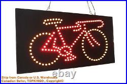 Bicycle Bike Sign Neon Sign LED Open Sign Store Sign Business Sign Window Sign