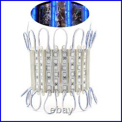 Blue 5054 SMD 6 LED Module Light For Store Front Window Sign Lamp+Remote+Power