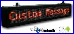 Bluetooth LED Scrolling Message Sign Bright 3 Colors for Stores Restaurant Gyms