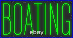 Boating Green 24x13 inches Neon LED Sign Decor Wall Lights Brighten Up Store