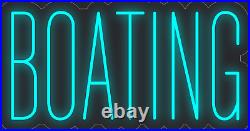 Boating Sky Blue 24x13 inches Neon LED Sign Decor Wall Lights Brighten Up Store