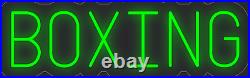 Boxing Green 24x8 inches Neon LED Sign Decor Wall Lights Brighten Up Store