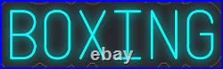 Boxing Sky Blue 24x8 inches Neon LED Sign Decor Wall Lights Brighten Up Store