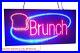 Brunch Sign, TOPKING Signage, LED Neon Open, Store, Window, Shop, Business, Lunch