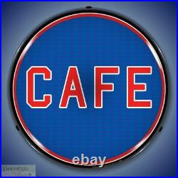 CAFE Sign 14 LED Light Store Business Advertise Made USA Lifetime Warranty New