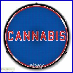 CANNABIS Sign 14 LED Light Store Business Advertise Made USA Lifetime Warranty