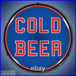 COLD BEER Sign 14 LED Light Store Business Advertise Made USA Lifetime Warranty