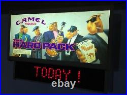 Camel The Hard Pack Lighted LED Store Sign -Rare