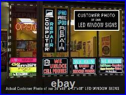 Cash for Gift Cards & Store Credits LED light box window Sign 48in x 24in