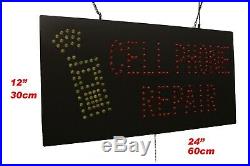 Cell Phone Repair Neon Sign LED Open Sign Store Sign Business Sign Window Sign