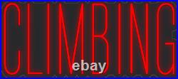 Climbing Red 36x16 inches Neon LED Sign Decor Wall Lights Brighten Up Store