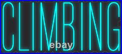 Climbing Sky Blue 36x16 inches Neon LED Sign Decor Wall Lights Brighten Up Store