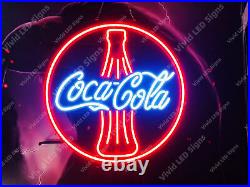 Coca Cola Bottle Coke Store 24x24 Vivid LED Neon Sign Light Lamp With Dimmer