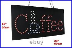 Coffee Sign Neon Sign LED Open Sign Store Sign Business Sign Window Sign