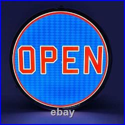 Collectable Sign and Clock LED Open Sign for Business Store or Home Ultra Bri
