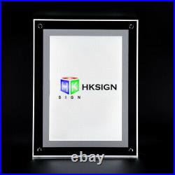 Crystal Poster Frame Store Displays LED Light Box Wall Lights Home Décor Signs