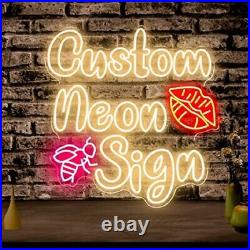 Custom Flex LED Strip Neon Sign Bar Store Restaurant Personalised Night Light