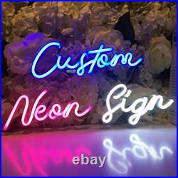 Custom Flex LED Strip Neon Sign Store Restaurant Shop Wall Door Décor Lamp
