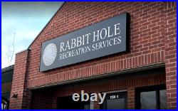 Custom LED Single-Sided 4x6 LIGHTED outdoor BUSINESS Retail Store Front Logo