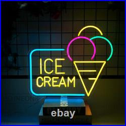 Custom Neon Sign Ice Cream Neon Signs Shop Night Light for Home Wall Store Decor