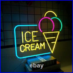 Custom Neon Sign Ice Cream Neon Signs Shop Night Light for Home Wall Store Decor