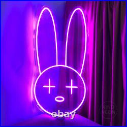 Custom Neon Sign Rabbit Neon Signs Night Light for Store Room Home Wall Decor