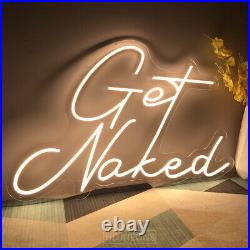 Custom Neon Signs Get Naked LED Neon Night Light for Home Room Wall Store Decor