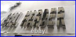 Custom Stainless Steel Boat Yacht Lettering With Led Lights. Custom Store Signs