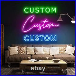 Custom Your Own Flex LED Strip Neon Sign Décor Shop Store Brand Logo Light