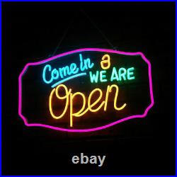Customized LED Rope Light Come in, We are Open Sign for Store Hotel Xmas Decor