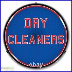DRY CLEANERS Sign 14 LED Light Store Business Advertise USA Lifetime Warranty