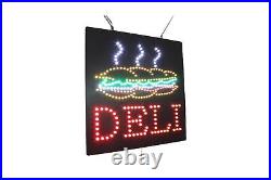 Deli Sign, TOPKING Signage, LED Neon Open, Store, Window, Shop, Business, Dis