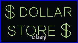 Dollar Store Sign for Business Displays LED Flex Neon Sign