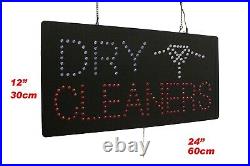 Dry Cleaners Neon Sign LED Open Sign Store Sign Business Sign Window Sign